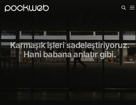 Boktan bir Blog Sayfası PockWeb.